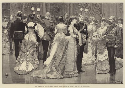 La majorité du prince Albert Victor Edward de Galles, le bal à Sandringham - Richard Caton Woodville junior